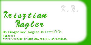krisztian nagler business card